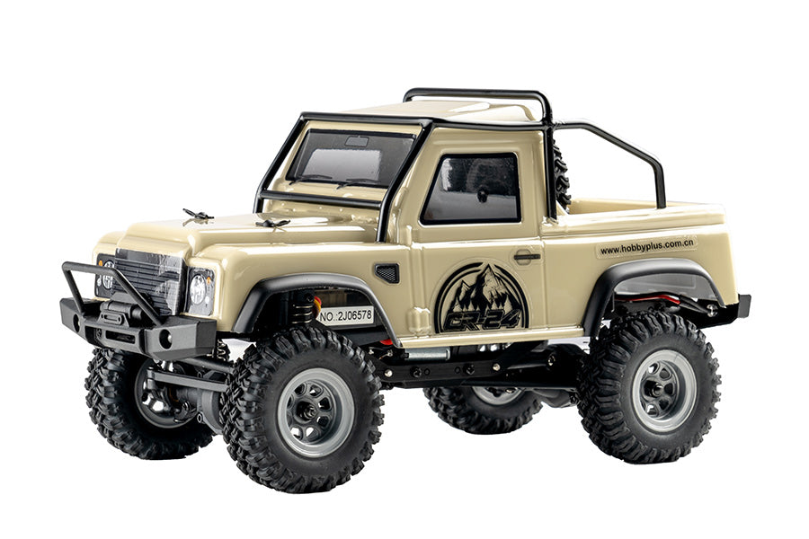 Hobby Plus 1/24 CR24 Defender Micro Crawler RTR w/ Top Radio and 2S LIPO