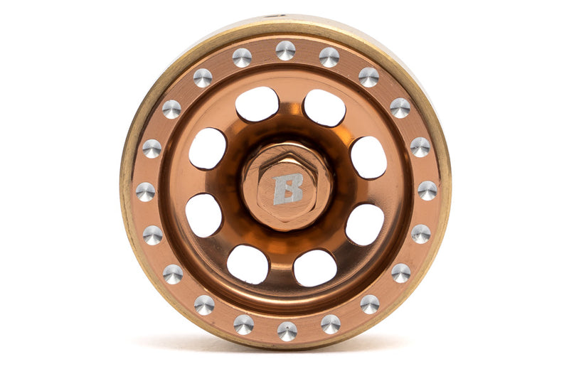 BATRAZZI Aluminum 1.0" D-Hole Beadlock Wheels Gold (4pcs)