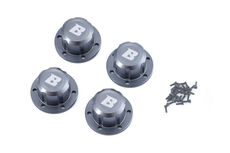 BATRAZZI Aluminum Hub Covers for 1.9" Wheels (4pcs)