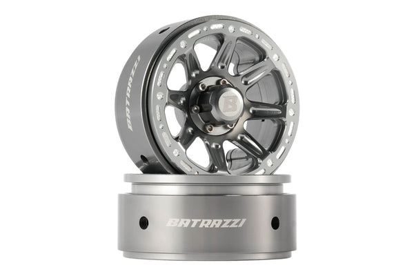 BATRAZZI Aluminum 1.9” V-Spoke Beadlock Wheels (2pcs)