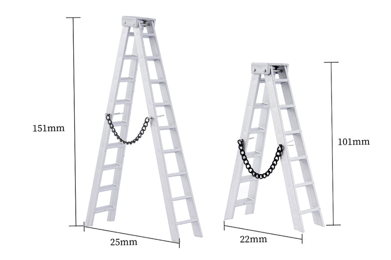 Plastic Ladder Decoration for 1/10, 1/18, & 1/24 RC Cars