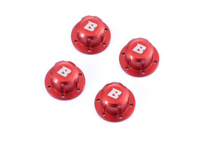 BATRAZZI Aluminum Hub Covers for 1.9" Wheels (4pcs)