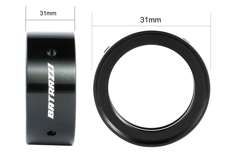 BATRAZZI Aluminum Clamping Rings for 0.9” Wheels