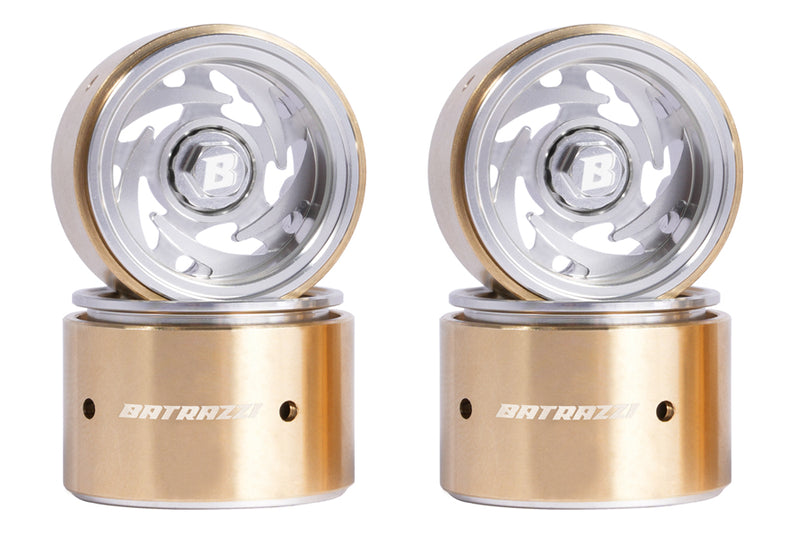 BATRAZZI Aluminum 1.0” Stellar Racing Beadlock Wheels (4pcs)