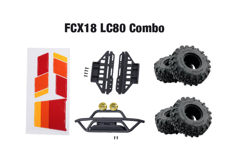 Seckilling FCX18 LC80 Combo (4pcs set)