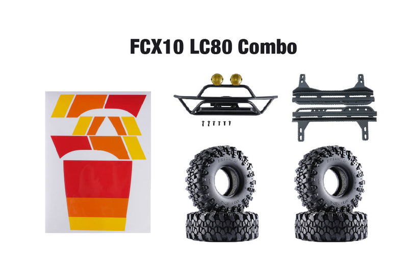 Seckilling FCX10 LC80 Combo (4pcs set)