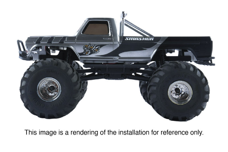 3D-Printed Front and Rear Bumpers for FCX24 Smasher