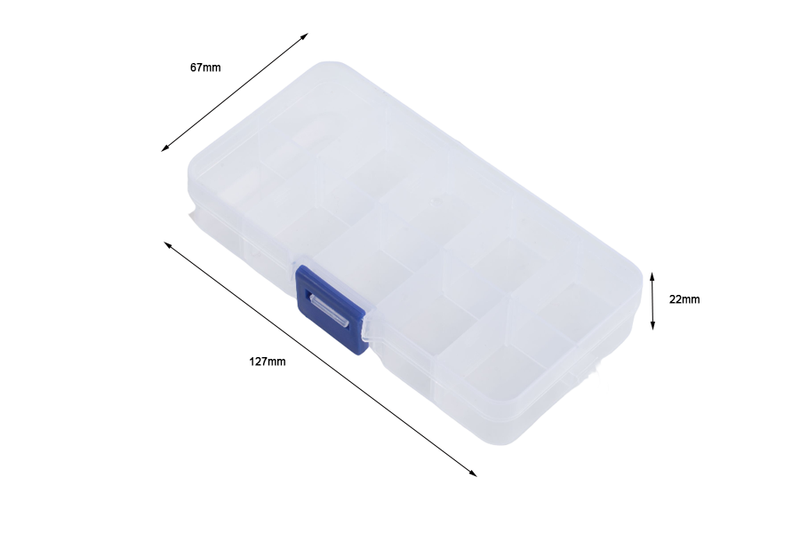 10 Slot Plastic Screw Storage Box (2 pack set)