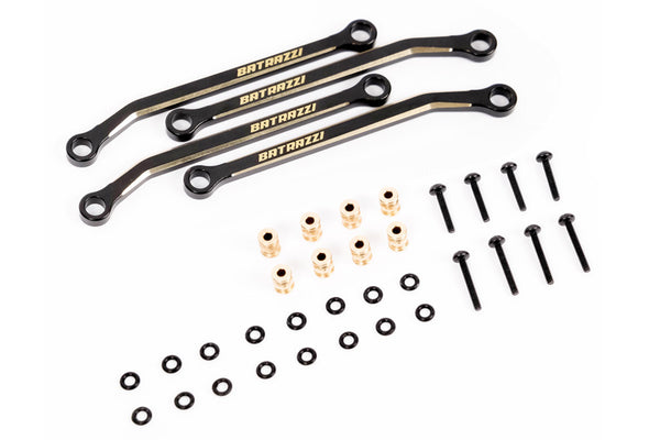 BATRAZZI Brass Lower Chassis Link Set for FCX24M Discovery/ Range Rover/ D110