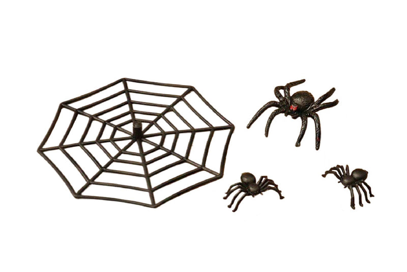 Halloween Spider Web Set (4 pcs)