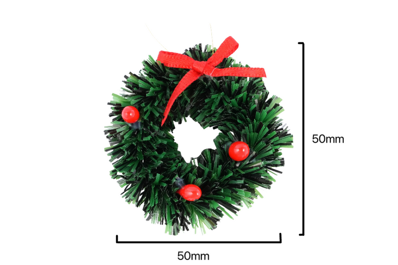 1/18 & 1/24 Christmas Wreath with Bells