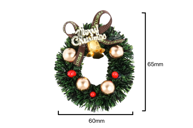 1/18 & 1/24 Christmas Wreath with Bells