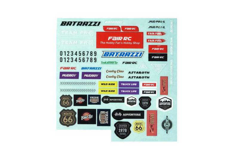 FairRC 1/18 & 1/24 Sticker