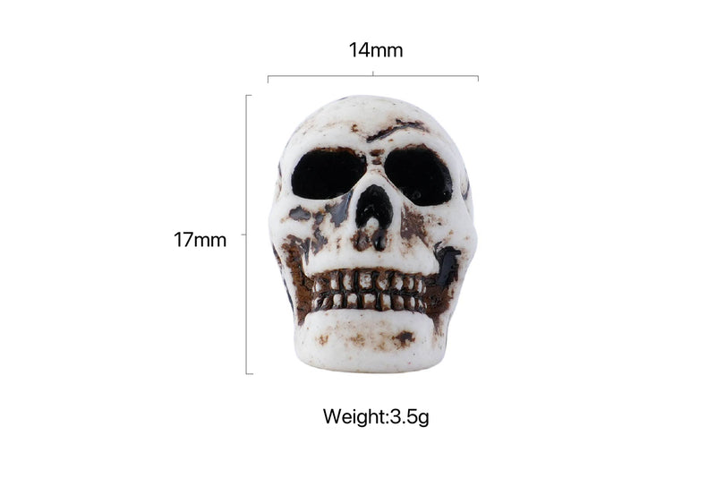 Halloween Skull 1pcs(17×14mm)