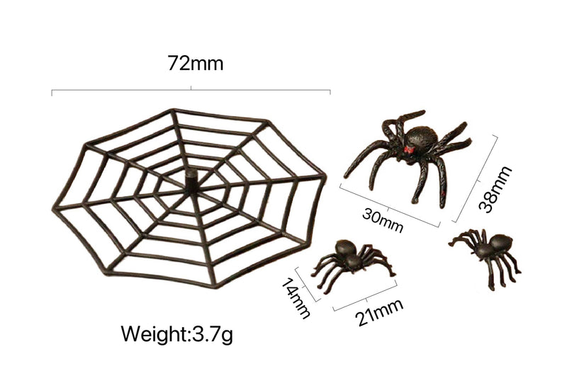 Halloween Spider Web Set (4 pcs)