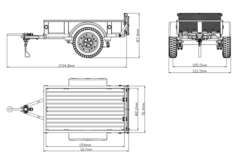 FCX18 Utility Trailer Type B