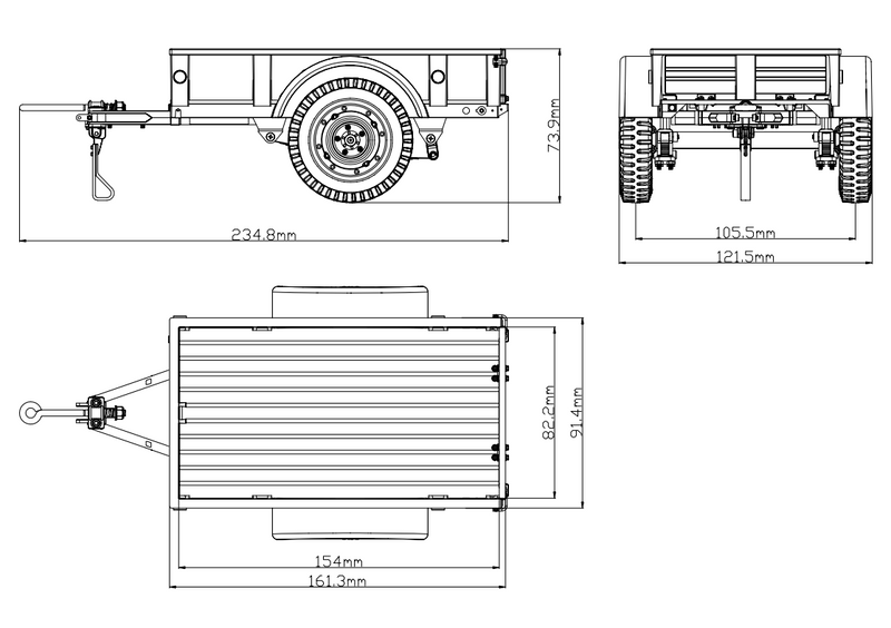 FCX18 Utility Trailer Type C