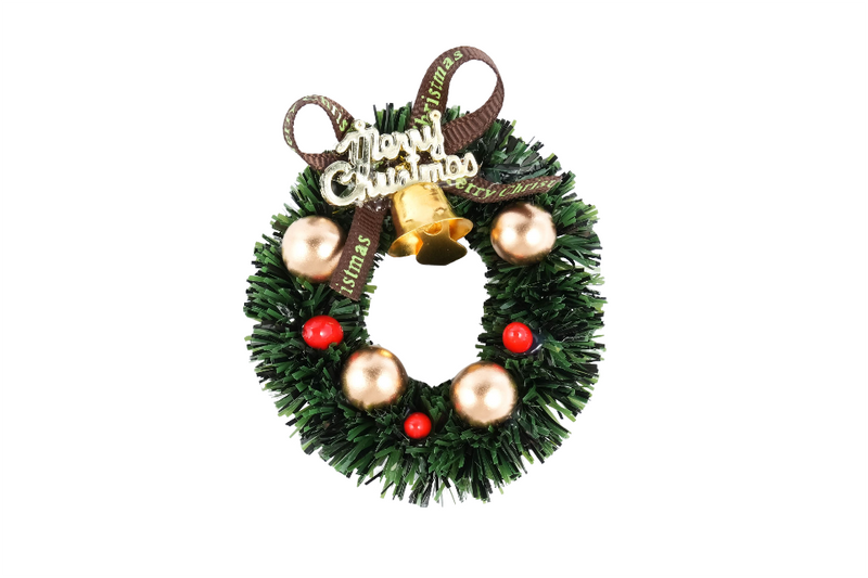 1/18 & 1/24 Christmas Wreath with Bells