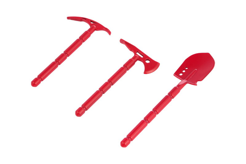 Mini Shovel, Axe & Pickaxe Tool Set for 1/10 RC Cars (3pcs)