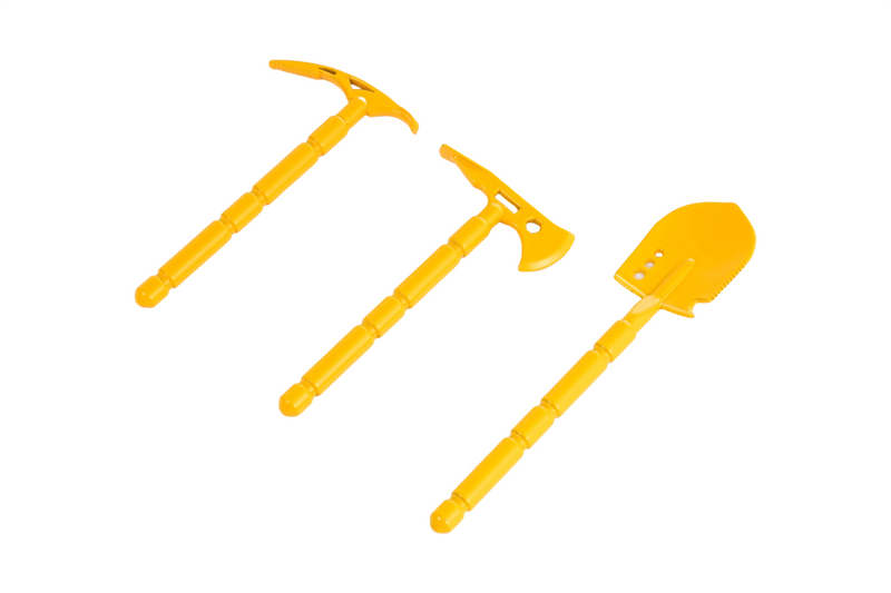 Mini Shovel, Axe & Pickaxe Tool Set for 1/10 RC Cars (3pcs)