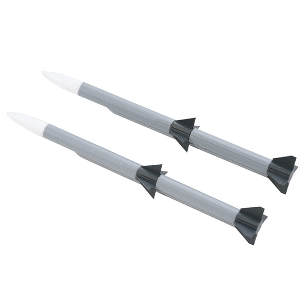 64mm F-16 Missile Set3 (pairing left & right) Battlefield Gray