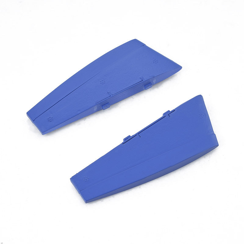 64mm J-10 Ventral Fins Gray / Blue