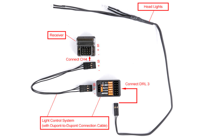 Brushless Lights Set for FCX18 / FCX24