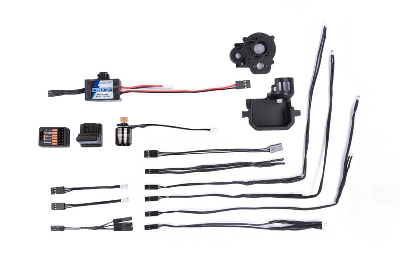 BATRAZZI Ctrl Frk Brushless System Set & Light Control System Set for FCX18 LC80