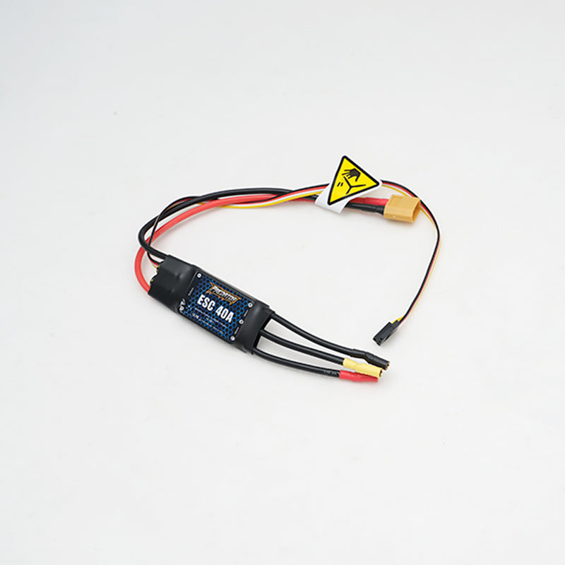 40A ESC- Special For 64mm Rafale, 64mm J-10(With 260mm Input Cable, XT60)