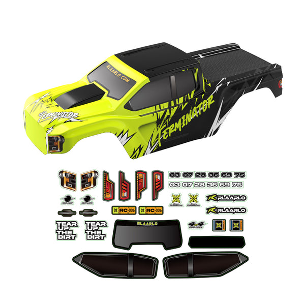 Rlaarlo Car Body for 1/10 Omni-Terminator (PVC, Green)