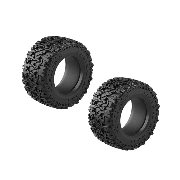 Rlaarlo Tyre & Foam Set for 1/10 Omni-Terminator (2pcs)