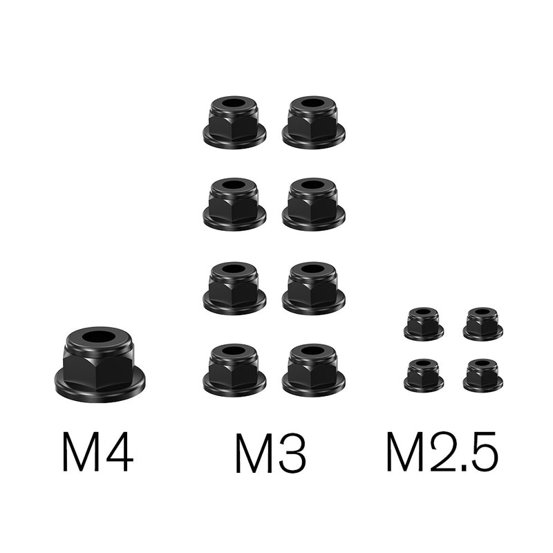 Rlaarlo Lock Nut M4 M3 M2.5 Spare Part For RC Car ROG14