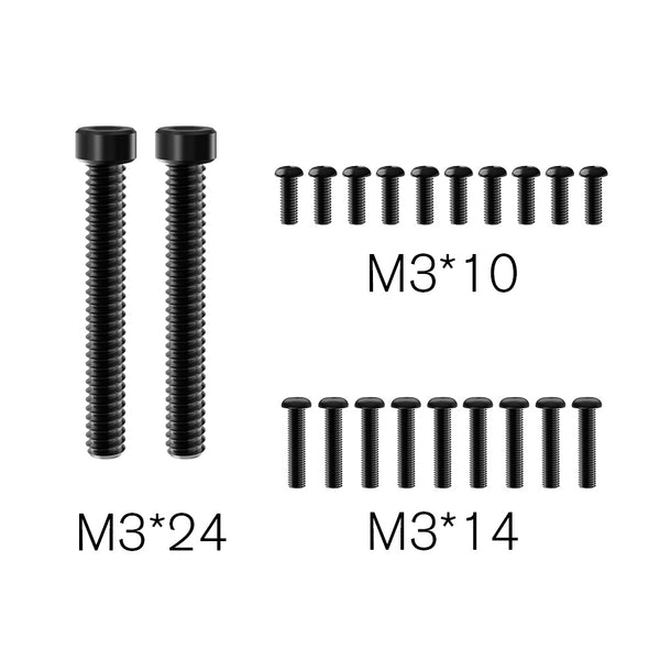 Rlaarlo Oval Screw M3*24 M3*14 M3*10 Spare Part For RC Car ROG14