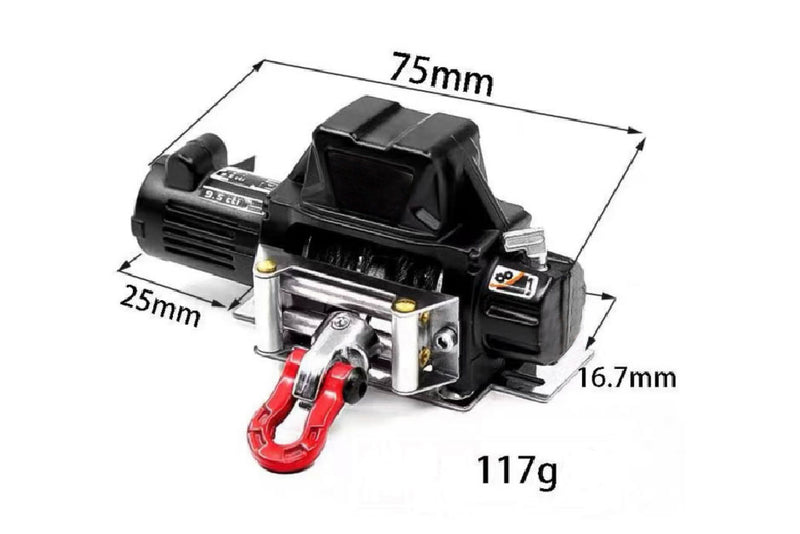 Working Winch for RC Car TYPE B (75×38.63×44.1mm)